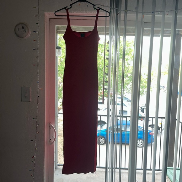 None Dresses & Skirts - Red Bodycon Dress